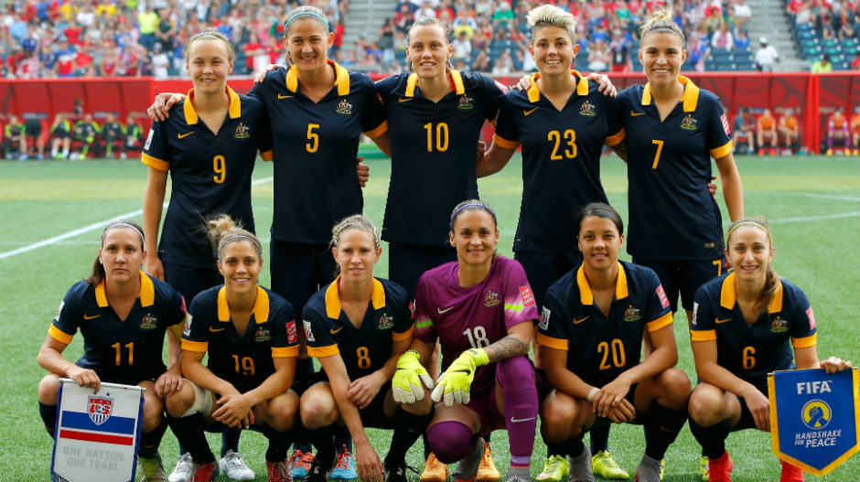 The Westfield Matildas starting XI for their World Cup opener in Canada.