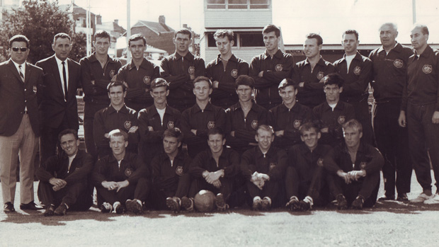 The 1965 Socceroos, the pioneers of Australia’s World Cup journey.