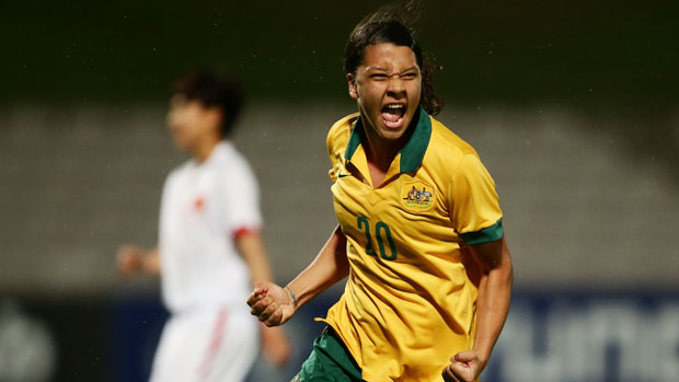 Sam Kerr is relishing a World Cup opener against USA